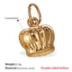 PJ235G Double-sided hollow gold pendant Picture5