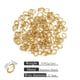 Gold open egg-shaped ring 0.7x4.5x6 Picture16