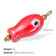 PJ357RDG Red Ceramic Pendant Picture17