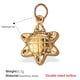 PJ225G Double-sided hollow gold pendant Picture15