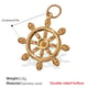 PJ236G Double-sided hollow gold pendant Picture4