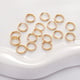 Doppelring 0,8x8mm gold 10 Stück/Pack Bild7