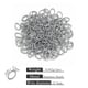 Steel color egg-shaped ring 0.7x4.5x6-steel color Picture6