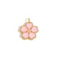 Sandblasted Flower Pendant-Gold Powder Picture7