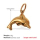 PJ305G solid gold pendant Picture11