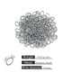 Steel color egg-shaped ring 0.6x3x4-steel color Picture7