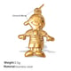 PJ331G Gold Pendant Picture4