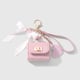 1 rosa Love Bag Anhänger 