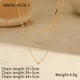 NMSN-H518-1 Gold three-layer necklace