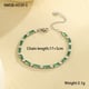 NMSB-H539-5 Green zircon bracelet Picture5
