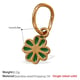 PJ346GNG Green Oil Drop Gold Pendant Picture5