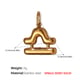 PJ431G9 Libra Gold Solid Pendant Picture9