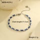 NMSB-H539-2 Dark Blue Zircon Bracelet Picture2