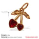 PJ334RDG Red Crystal Gold Pendant Picture10