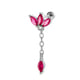 0172-2#Silber Rose Rot Bild4