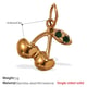 PJ336GNG Green Diamond Gold Pendant Picture16