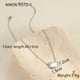 NMSN-H512-1 Steel White Stone Necklace Picture4