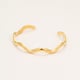 NMSB-H756-1 Gold Wave Bracelet Picture2