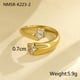 NMSR-K223-2 Star-shaped zircon ring/One Size Picture4
