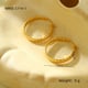 NMSE-C714-1 Goldene Twist-Ohrringe Bild2