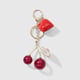 1 red cherry keychain