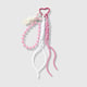 1 pink beaded rabbit keychain Picture2