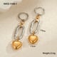 NMSE-F448-1 Color matching heart earrings
