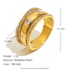 Mehrschichtiger Zirkonring – Gold – Größe 7 Bild9