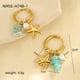 NMSE-H748-1 Glossy Starfish Earrings Picture4