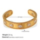 SZ262WEG White Zirconium Gold Bracelet 