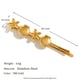 Seestern-Haarspange mit Jakobsmuschel - Gold Bild4