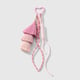 1 pink keychain