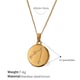 XL444WEG4 Taurus gold necklace Picture4