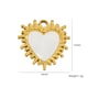 2 White Shell Heart Picture47