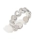 Offener Ring mit Perlenherz - Stahl Bild16