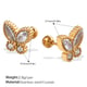 EH1033WEG Goldene Piercing-Ohrringe Bild5