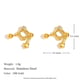 Diamond Zodiac Earrings-Libra Picture5