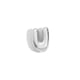 Hollow Small Letter Pendant Necklace-Steel-U Picture3