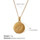XL444WEG9 Libra gold necklace Picture9