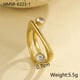 NMSR-K223-1 Round Zircon Ring/One Size Picture5