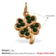 PJ342GNG Green Diamond Gold Pendant Picture9