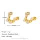 Diamond Zodiac Earrings-Aquarius Picture10