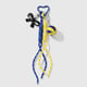 1 blue football keychain