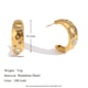 Stern und Mond Ohrringe-Gold Bild5