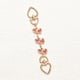 Small double heart brown (about 15.5cm)/【Bag extension chain】 Picture28