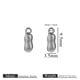 Steel Small Pendant-Peanut Picture8