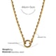 XL661G gold necklace Picture9
