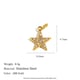 Thin Five-pointed Star Pendant-Gold Picture6