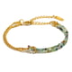 Twisted chain natural stone stitching bracelet-gold-6 Picture6