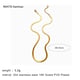 Gold snake bone necklace